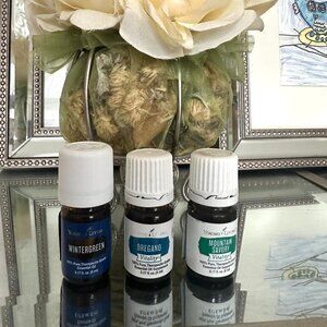 Young Living LAST OILS LEFT Bundle -Wintergreen, Oregano, and Mountain Savory